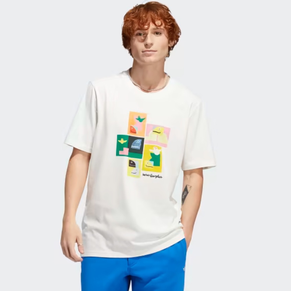 ADIDAS - SHMOOFOIL PAINTED SHORT SLEEVE TEE
